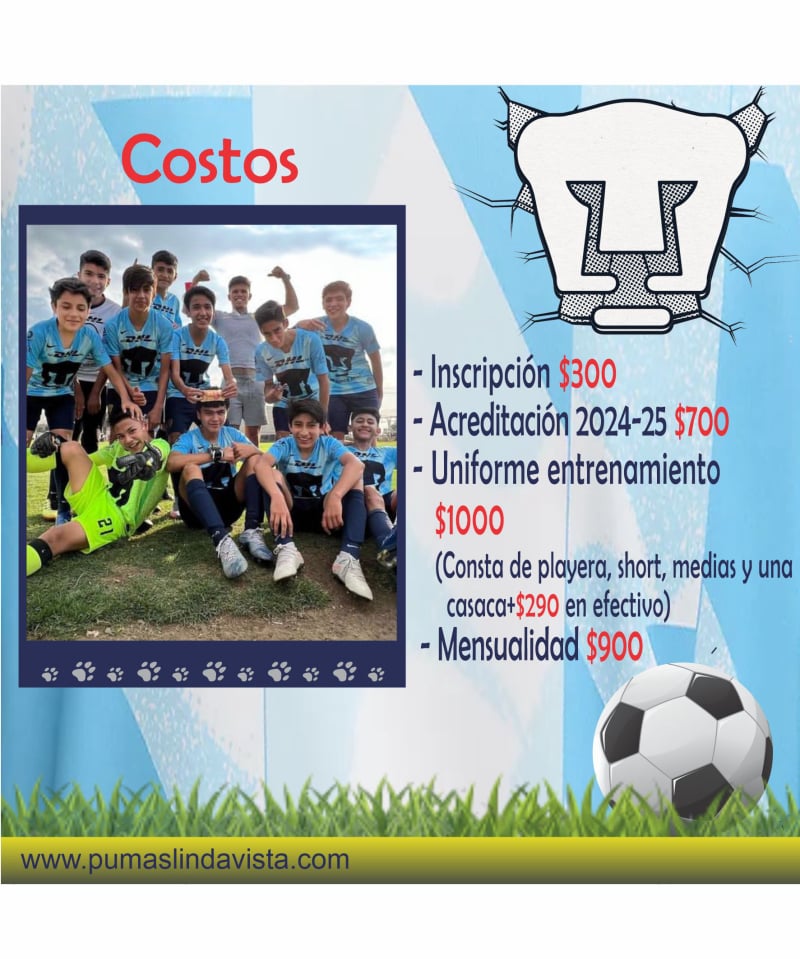La mejor escuela de futbol Pumas Lindavista