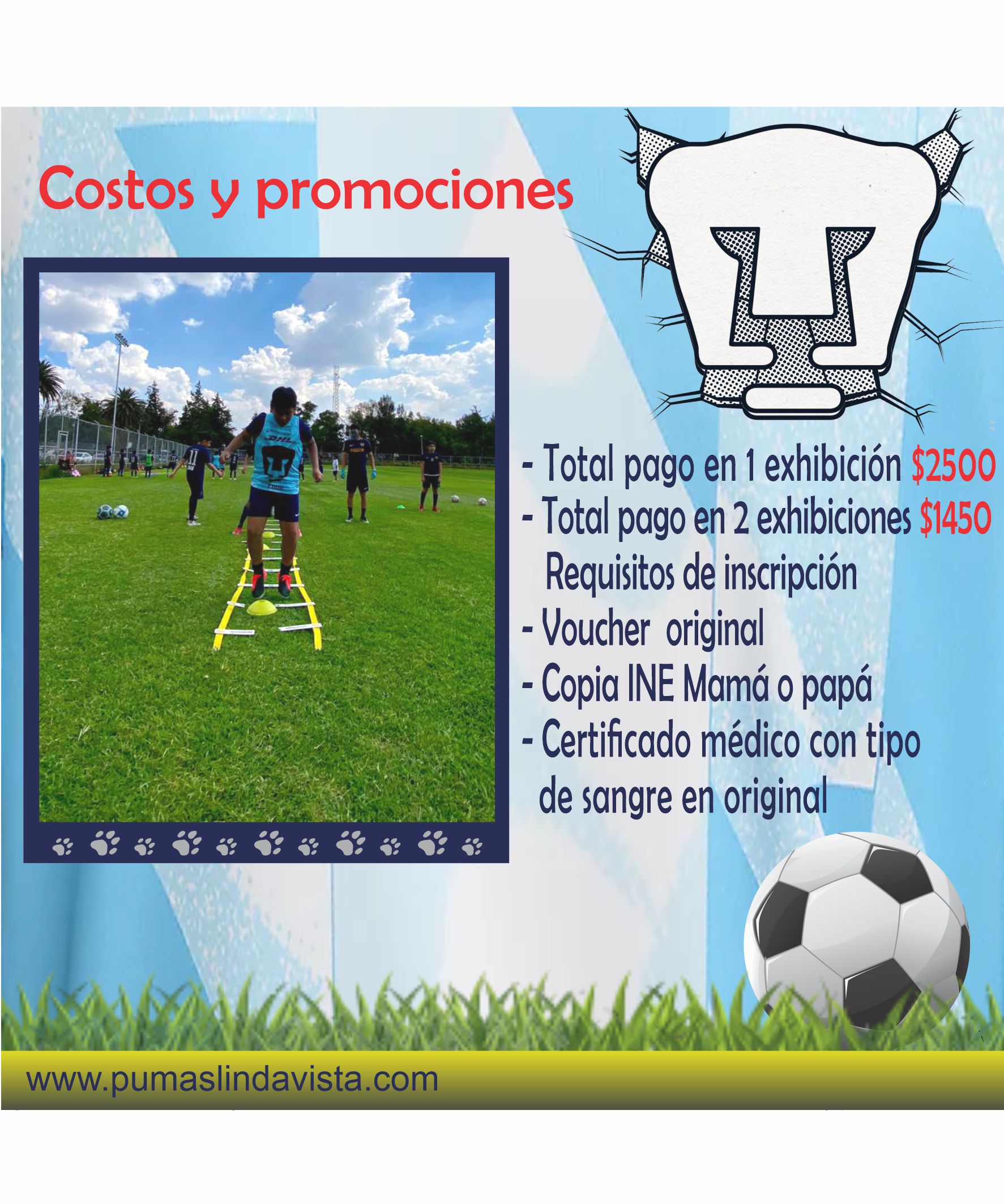 La mejor escuela de futbol Pumas Lindavista